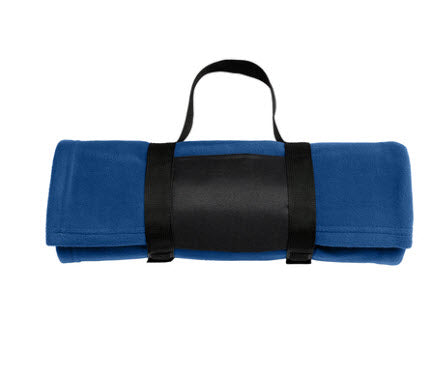 Dallas One Fleece Blanket with Carrying Strap