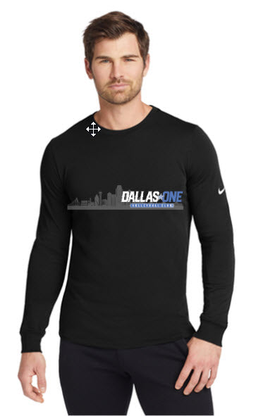 Nike Dri-FIT Cotton/Poly Long Sleeve Tee (Limited Quantity)